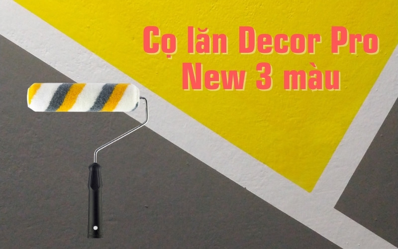 cọ lăn decor pro new 3 màu