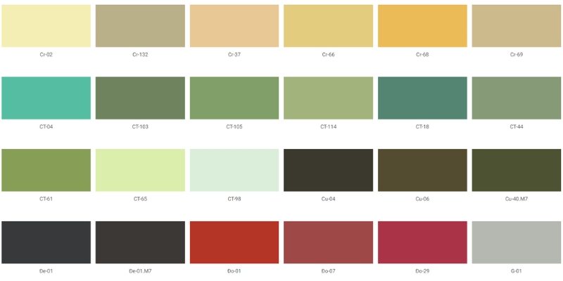 bảng màu sơn epoxy đại bàng