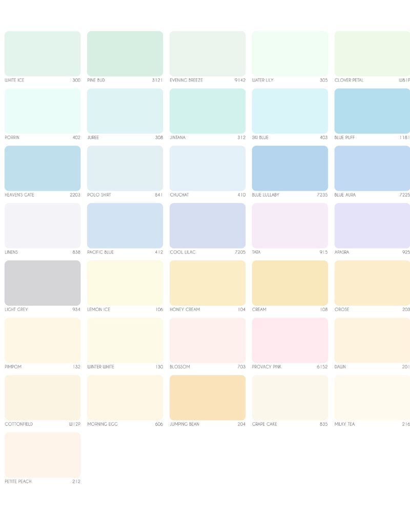 Tổng hợp] Bảng màu sơn EXPO trong nhà, ngoài trời mới nhất 2023