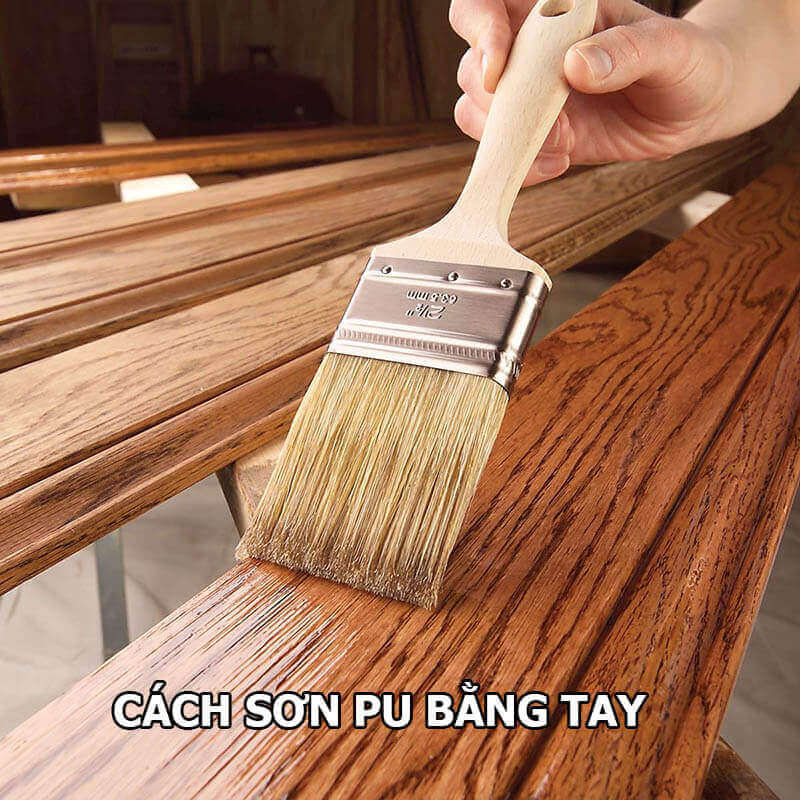 cách sơn pu bằng tay