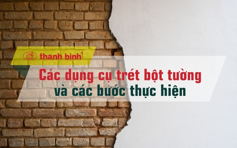 dụng cụ trét bột tường