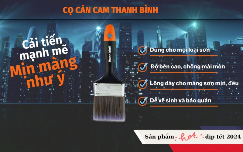 giới thiệu cọ cán cam