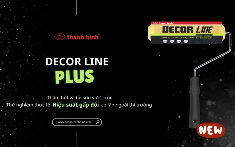 con lăn sơn decor line plus