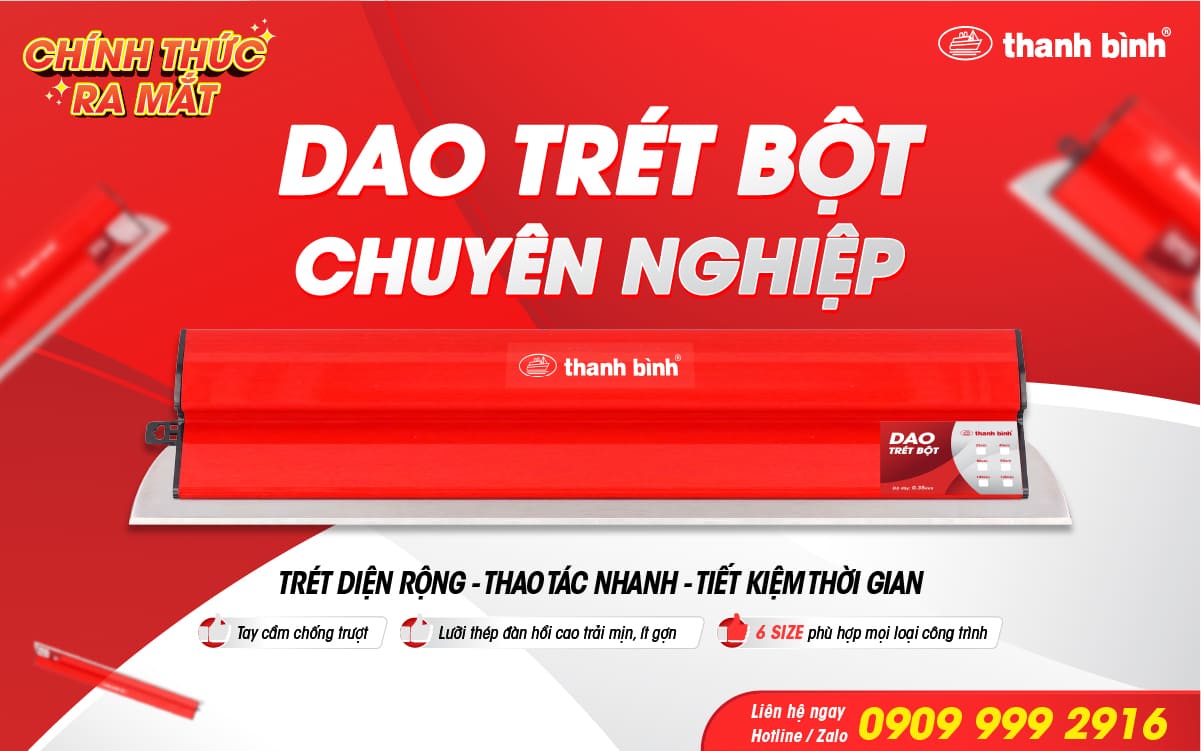 ra mắt dao trét bột